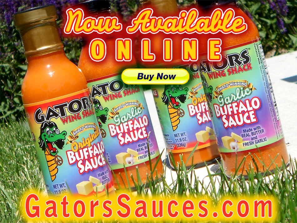 BUY AWARD-WINNING GATORS BUFFALO SAUCES NOW!!!
