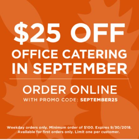 Office Catering Coupon Codes