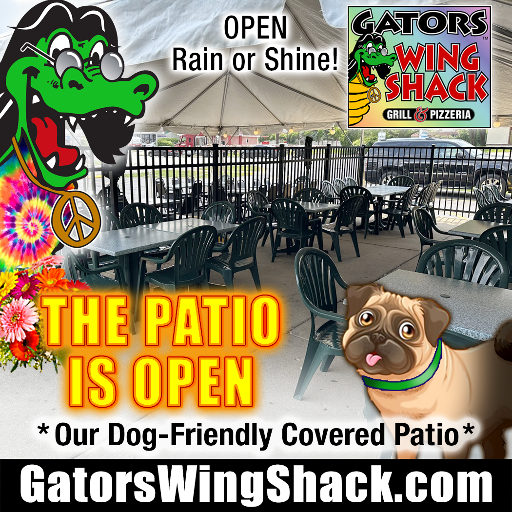 Palatine is now pet-friendly. Bring your dog and eat at Gators Wing Shack's outdoor patio