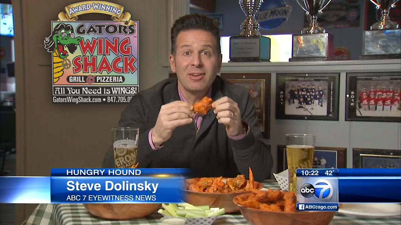 Gators Wing Shack featured in ABC 7 News Hungry Houns with Steve Dolinsky -- Best Buffalo Wings In Chicago