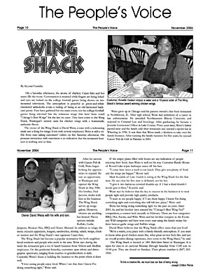 The People's Voice -- Article -- Nov. 2006
